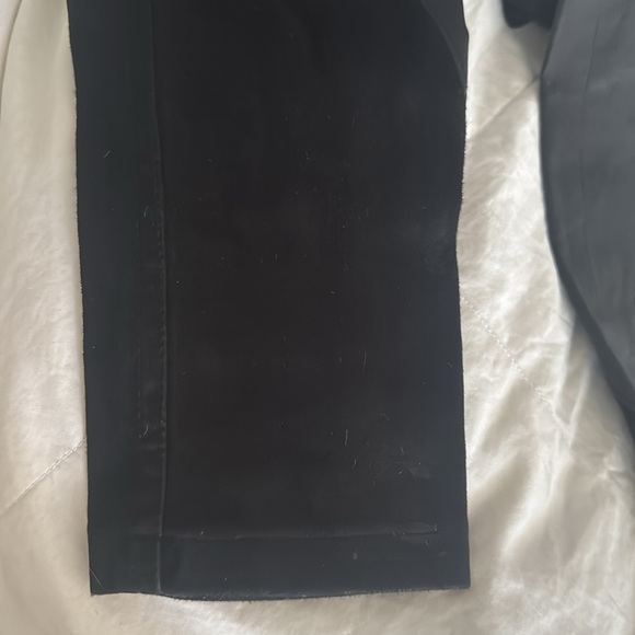 NWT Alice + Olivia Soft Leather Suede Black Leggings Pants Size 2 Sexy Party - Picture 9 of 9